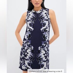 NWT Tuckernuck Indigo Reflection Knit Jacquard Marie Dress